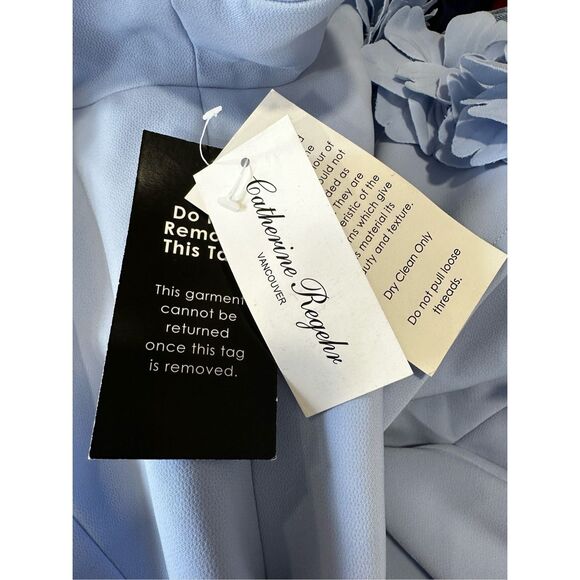 NWT Catherine Regehr Off Shoulder Sunflower Trumpet Skirt Gown Size US2 $3070 - Picture 9 of 9